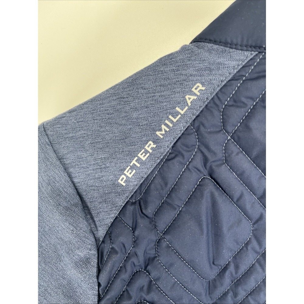 Peter Millar Crown Jacket Quilted Lined Woman's Size Medium Blue - Picture 6 of 6